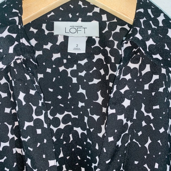 Ann Taylor LOFT Wrap Blouse - Picture 2 of 4